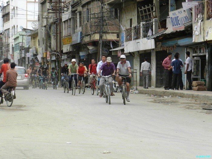 Manipur Cycle Club had their Critical Mass II :: 29 May 2011