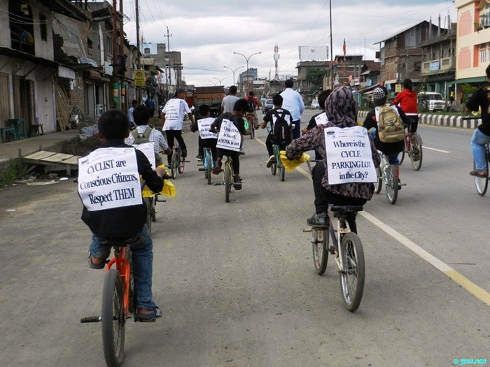 Manipur Cycle Club's Critical Mass II on May 29 2011