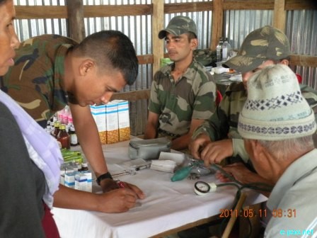 Medical Camp and Road Repair from AR and Army :: 11 May 2011