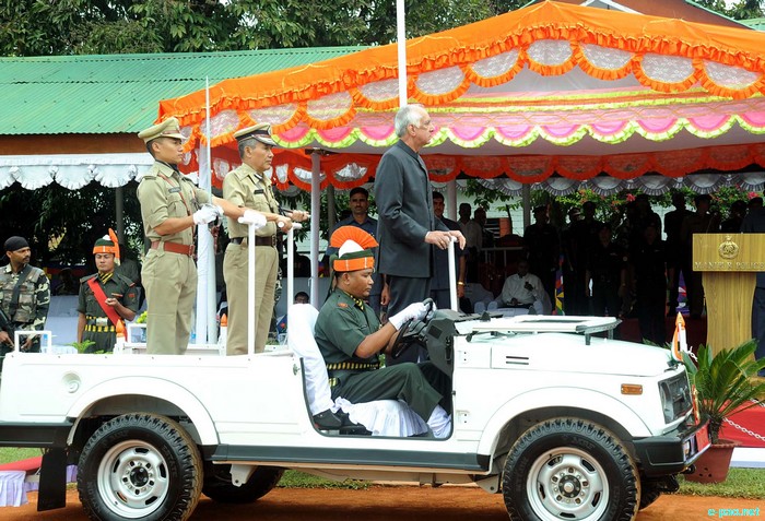 Manipur Police Raising Day Parade at 1st Bn  Manipur Rifles Parade ground :: 19th October 2011