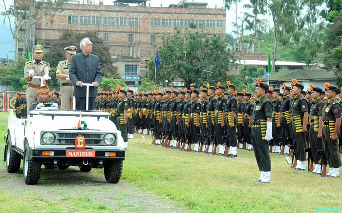 Manipur Police Raising Day Parade at 1st Bn Manipur Rifles Parade ground :: 19th October 2011