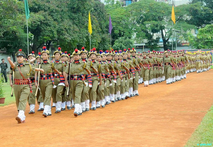 Manipur Police Raising Day Parade at 1st Bn Manipur Rifles Parade ground :: 19th October 2011