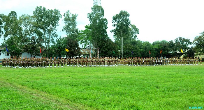 Manipur Police Raising Day Parade at 1st Bn on October 19 2011