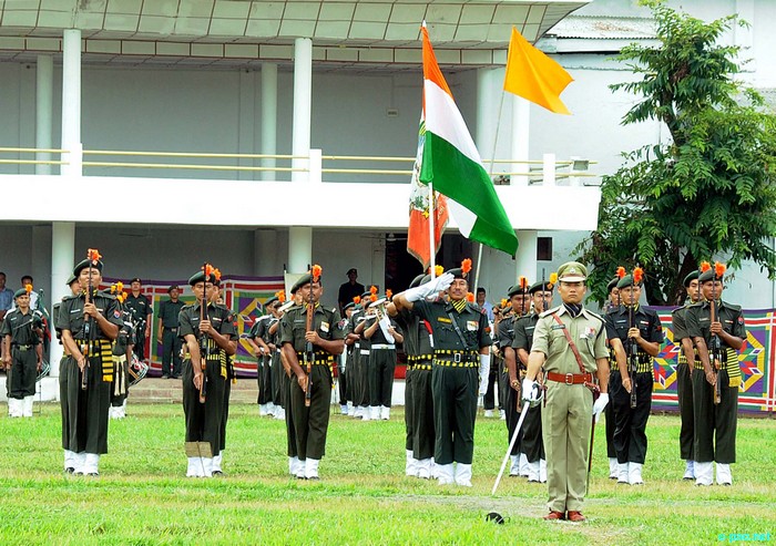 Manipur Police Raising Day Parade at 1st Bn Manipur Rifles Parade ground :: 19th October 2011