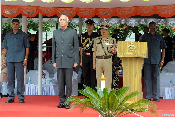 Manipur Police Raising Day Parade at 1st Bn Manipur Rifles Parade ground :: 19th October 2011