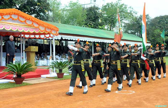 Manipur Police Raising Day Parade at 1st Bn Manipur Rifles Parade ground :: 19th October 2011