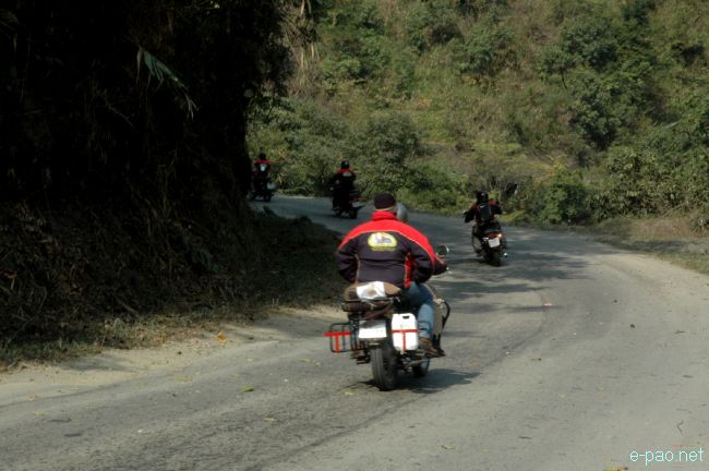 Royal Riders Manipur awareness campaign in districts of Manipur  :: November 2011