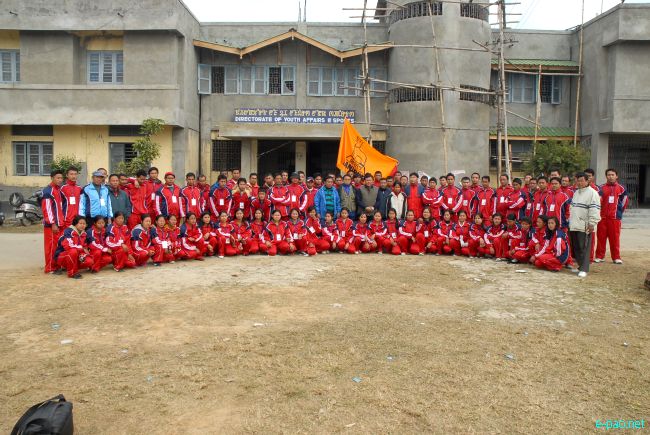 Flag-off for 16th National Youth Festival at Udaipur :: January 06 2011