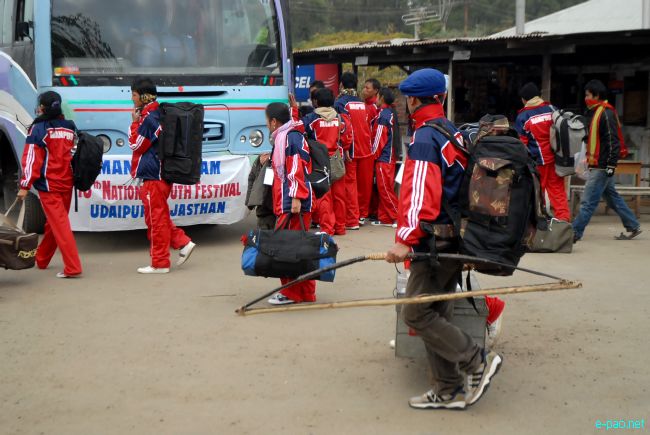 Flag-off for 16th National Youth Festival at Udaipur :: January 06 2011
