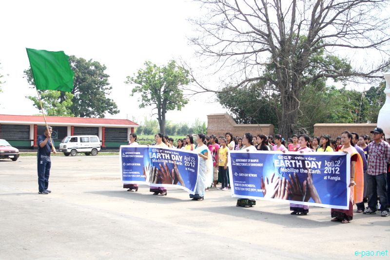 Earth Day 2012 at Kangla with Women's Enviroment Protection Force (WEPF), Manipur :: 22 April 2012