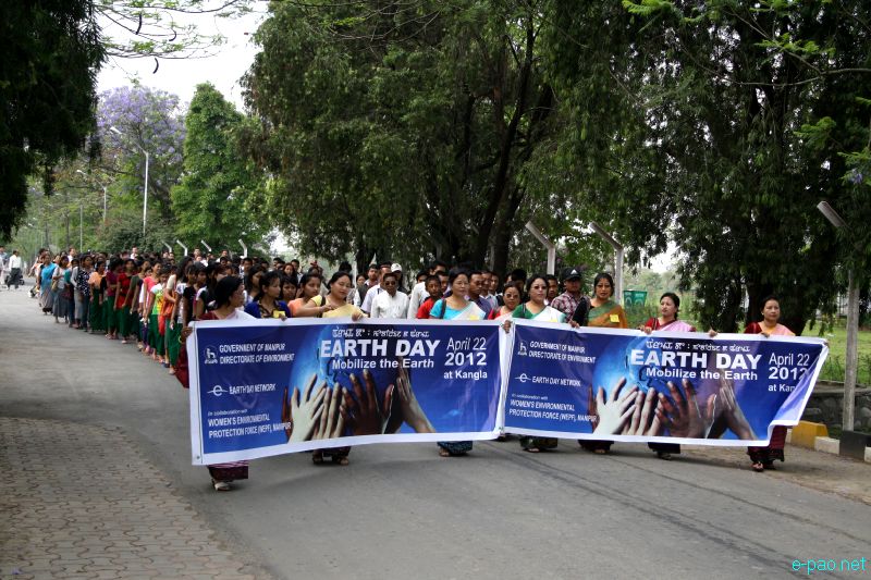 Earth Day 2012 at Kangla with Women's Enviroment Protection Force (WEPF), Manipur :: 22 April 2012