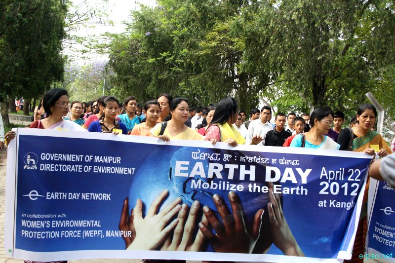Earth Day 2012 at Kangla with Women's Enviroment Protection Force (WEPF), Manipur :: 22 April 2012
