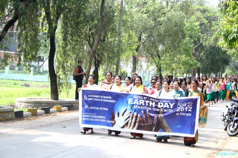 Earth Day 2012 at Kangla with Women's Enviroment Protection Force (WEPF), Manipur :: 22 April 2012