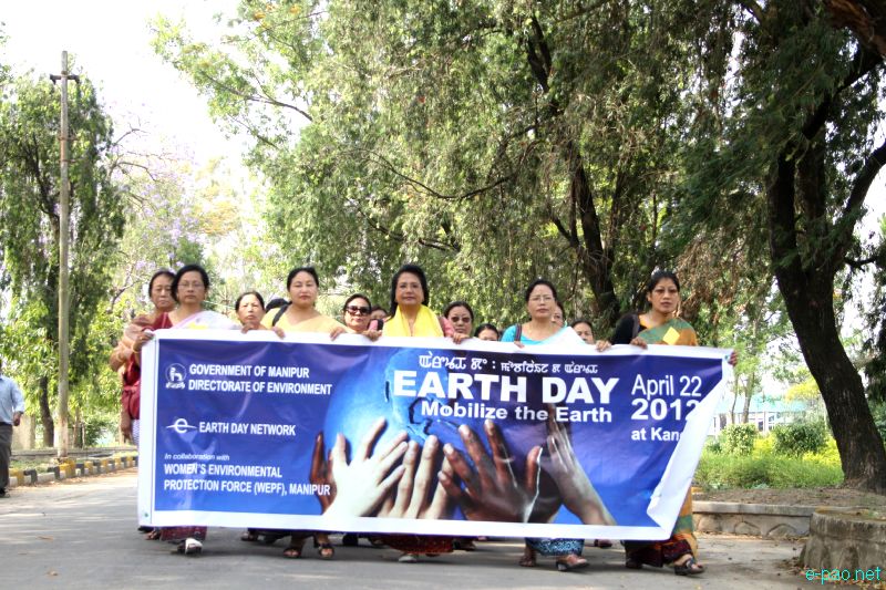 Earth Day 2012 at Kangla with Women's Enviroment Protection Force (WEPF), Manipur :: 22 April 2012