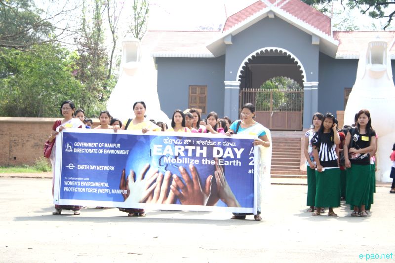 Earth Day 2012 at Kangla with Women's Enviroment Protection Force (WEPF), Manipur :: 22 April 2012