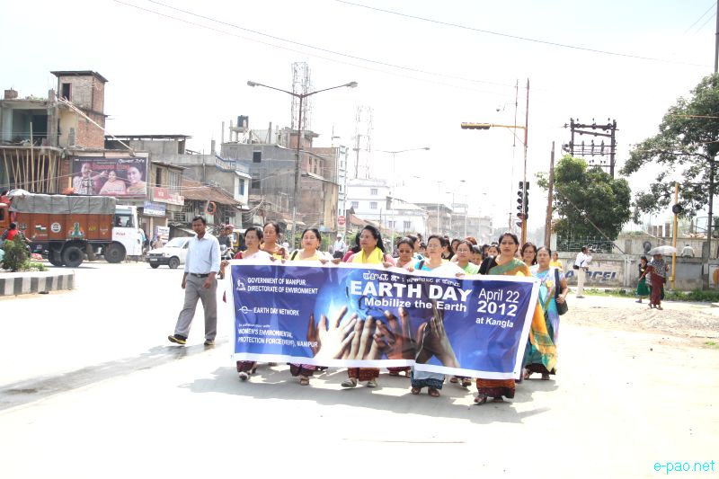 Earth Day 2012 at Kangla with Women's Enviroment Protection Force (WEPF), Manipur :: 22 April 2012