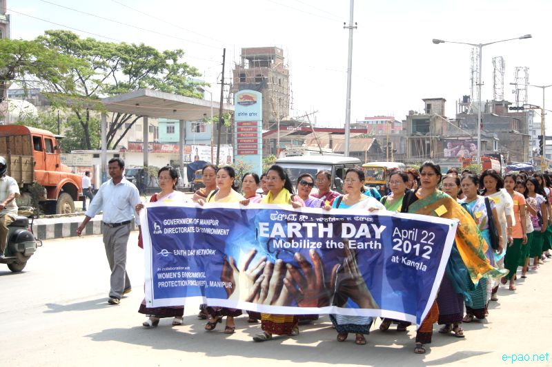Earth Day 2012 at Kangla with Women's Enviroment Protection Force (WEPF), Manipur :: 22 April 2012