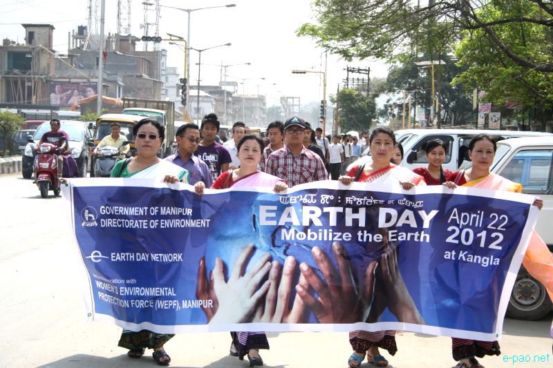 Earth Day 2012 at Kangla with Women's Enviroment Protection Force (WEPF), Manipur :: 22 April 2012
