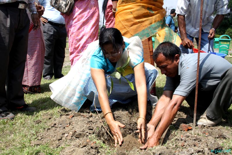Earth Day 2012 at Kangla with Women's Enviroment Protection Force (WEPF), Manipur :: 22 April 2012