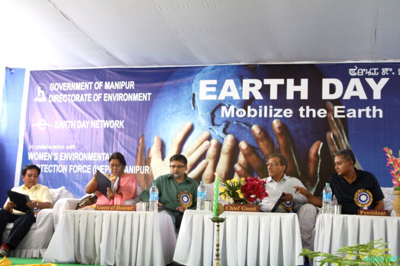 Earth Day 2012 at Kangla with Women's Enviroment Protection Force (WEPF), Manipur :: 22 April 2012