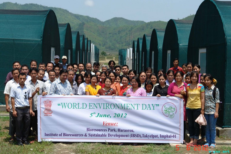 World Environment Day 2012 function at IBSD Bioresources Park, Haraorou, Imphal :: June 5 2012