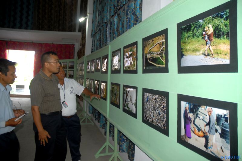 World Environment Day 2012 photo exhibition at Lamyangba Shanglen Palace Compound, Imphal :: June 5-6 2012