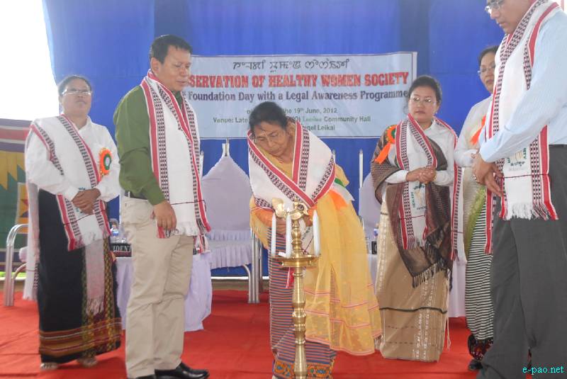 1st foundation day  of Healthy Women Society  at Thangmeiband, Imphal :: 19 June 2012