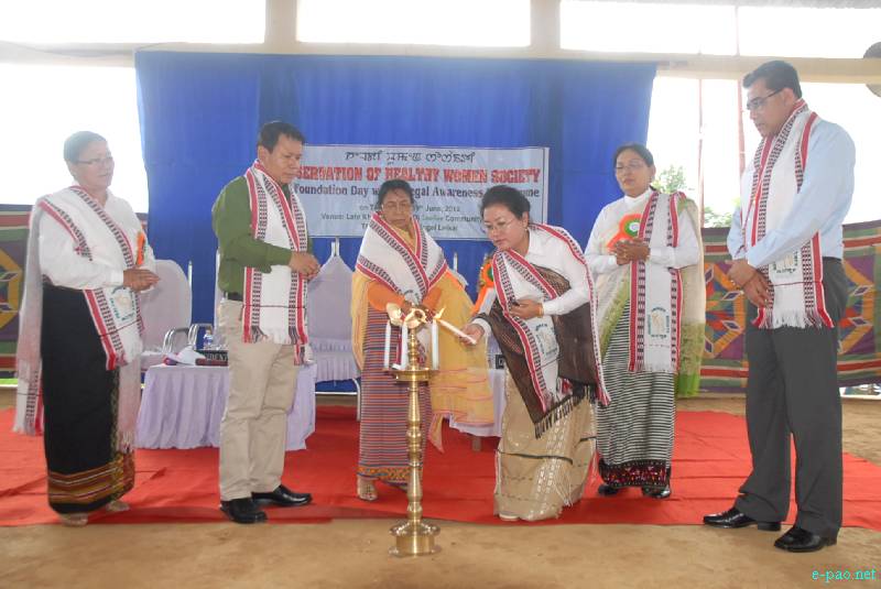 1st foundation day  of Healthy Women Society  at Thangmeiband, Imphal :: 19 June 2012