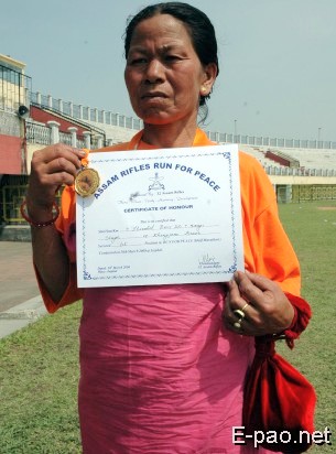 Peace Run Assam Rifles at Imphal :: 30th March, 2008