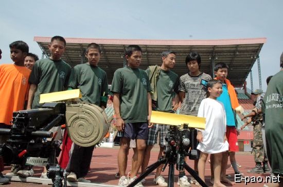 Peace Run Assam Rifles at Imphal :: 30th March, 2008