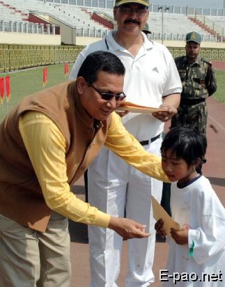 Peace Run Assam Rifles at Imphal :: 30th March, 2008