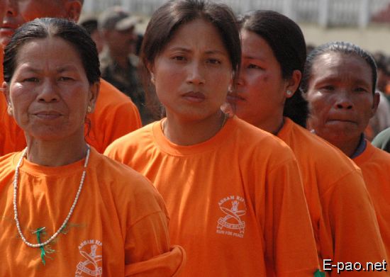 Peace Run Assam Rifles at Imphal :: 30th March, 2008