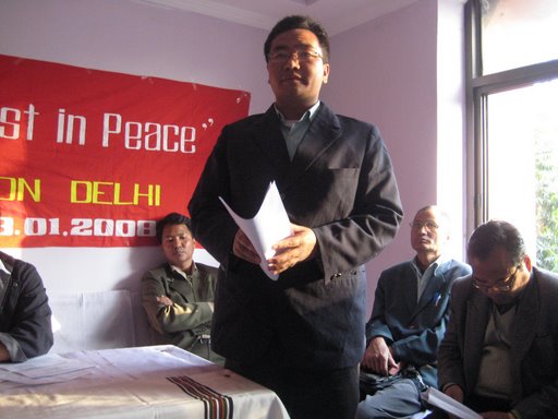 NGasuon Tragedy Condolence at Delhi :: 18th January, 2008