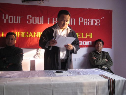 NGasuon Tragedy Condolence at Delhi :: 18th January, 2008
