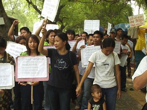 Anti-Tamanthi Dam Protest, 16 April 2007