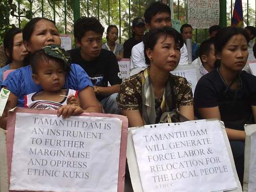 Anti-Tamanthi Dam Protest, 16 April 2007