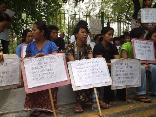 Anti-Tamanthi Dam Protest, 16 April 2007