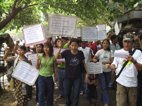 Anti-Tamanthi Dam Protest, 16 April 2007