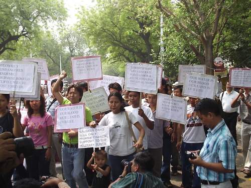 Anti-Tamanthi Dam Protest, 16 April 2007