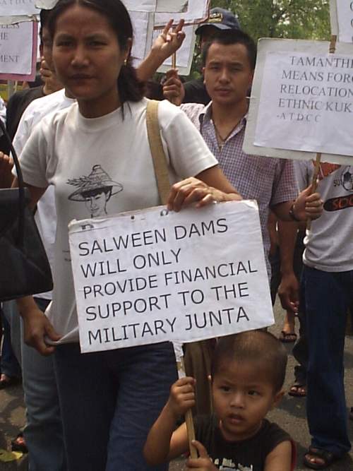 Anti-Tamanthi Dam Protest, 16 April 2007