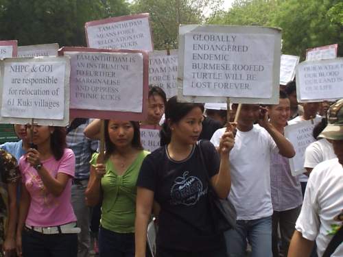 Anti-Tamanthi Dam Protest, 16 April 2007