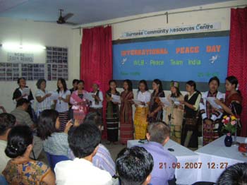 International Peace Day in New Delhi by WLB :: 2007