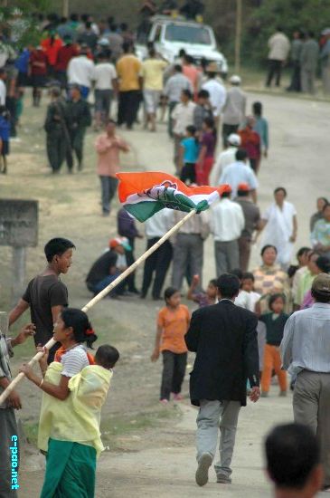Rahul Gandhi Election campaign at CCpur  :: April 02 2009