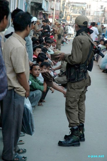 Police Frisking on eve of Lok Sabha Election :: April 10 2009