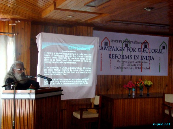 Campaign for electorial reforms in India (CERI) :: May 25/26 2009