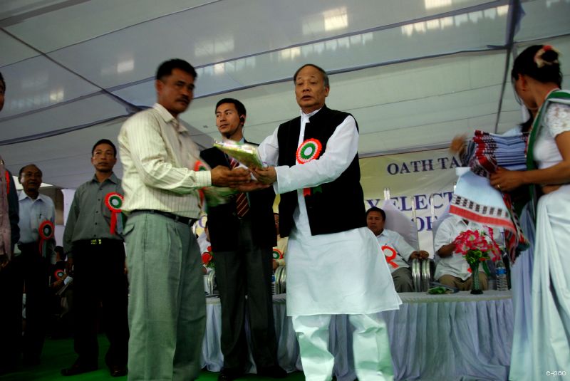 Oath Taking ceremony of elected members of 6th Autonomous District Councils :: June 2010