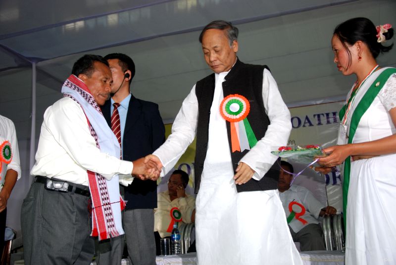 Oath Taking ceremony of elected members of 6th Autonomous District Councils :: June 2010