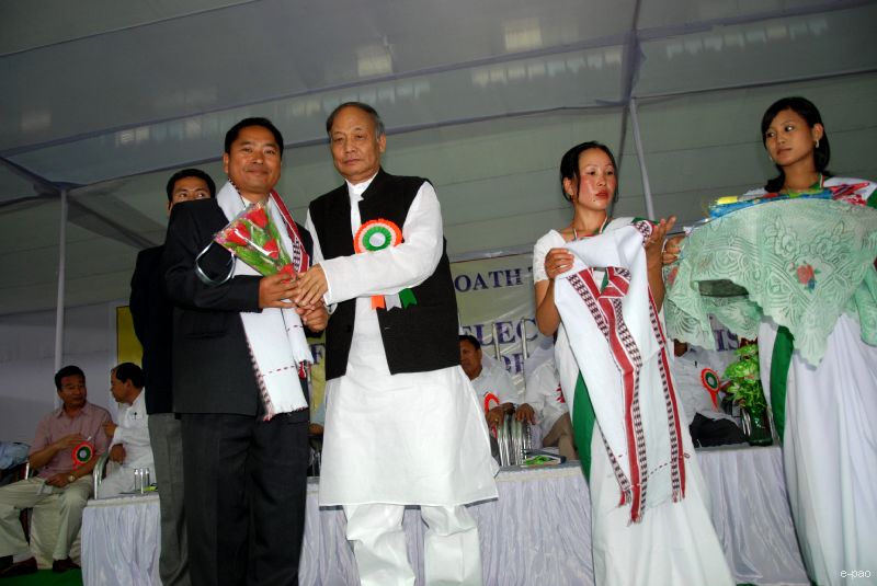 Oath Taking ceremony of elected members of 6th Autonomous District Councils :: June 2010