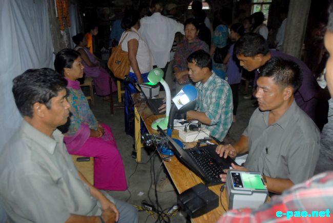 Population Census at Khoyathong polem Leikai, Imphal :: July 18 2011