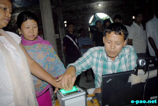 Population Census at Khoyathong polem Leikai, Imphal :: July 18 2011